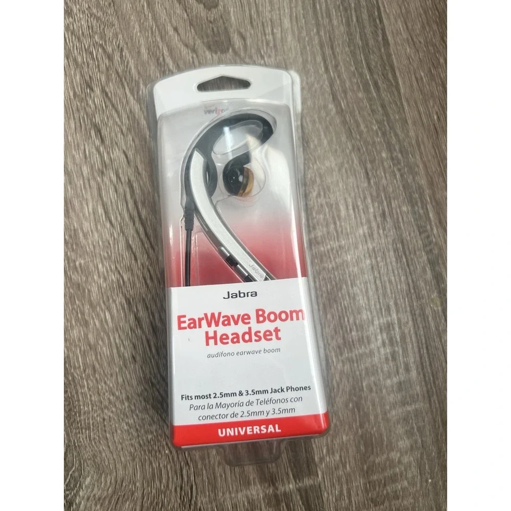 Verizon Jabra EarWave Boom Black Headset